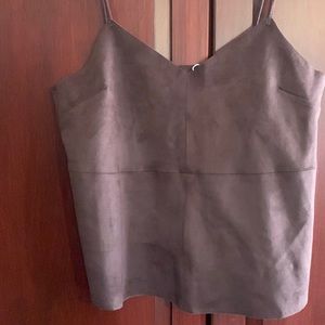 Naked zebra burgundy tank